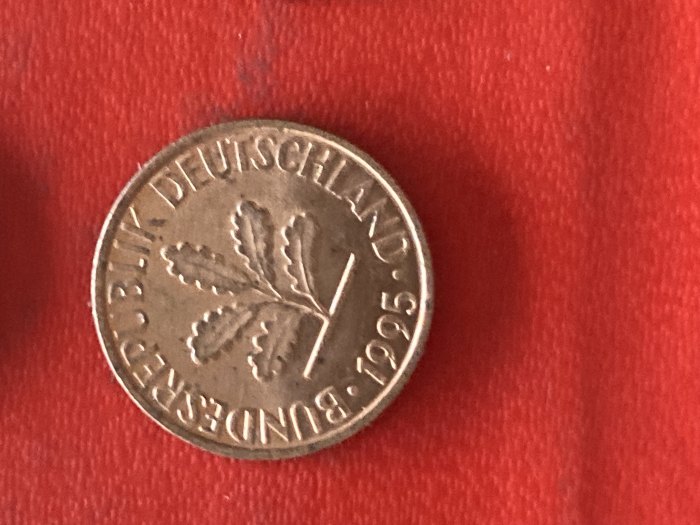  Münze Münzen Umlaufmünze Deutschland BRD 1 Pfennig 1978 Münzzeichen D   