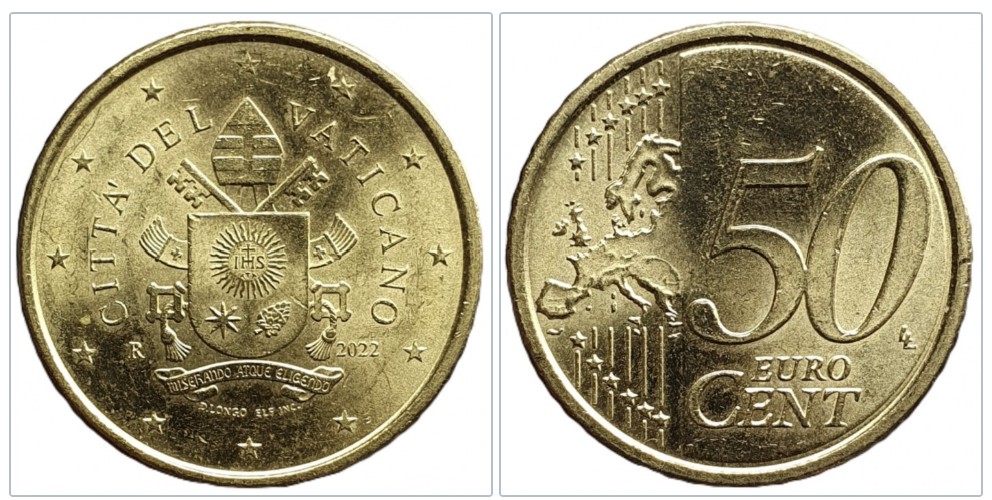  Vatikanstadt 50 Eurocent 2022   