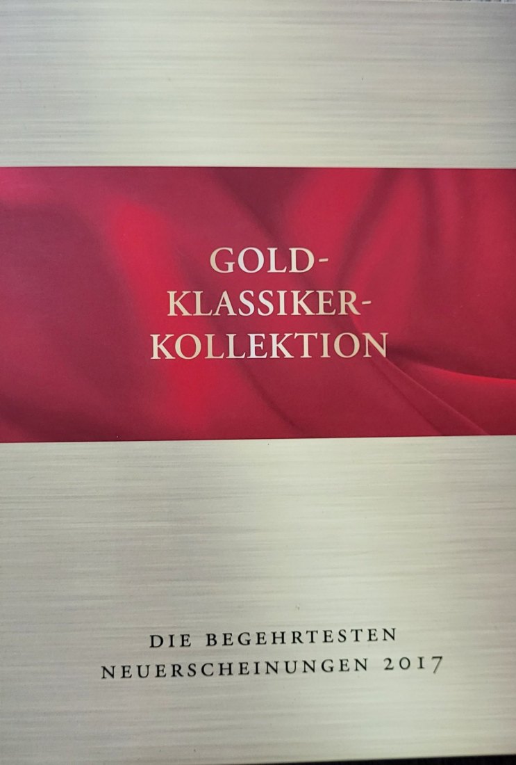  Album für Barren Münzen Gold Klassiker Kollektion 2017 Österreich Spittalgold9800 (00   