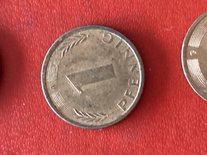  Münze Münzen Umlaufmünze Deutschland 1 Pfennig 1995 Münzzeichen A   