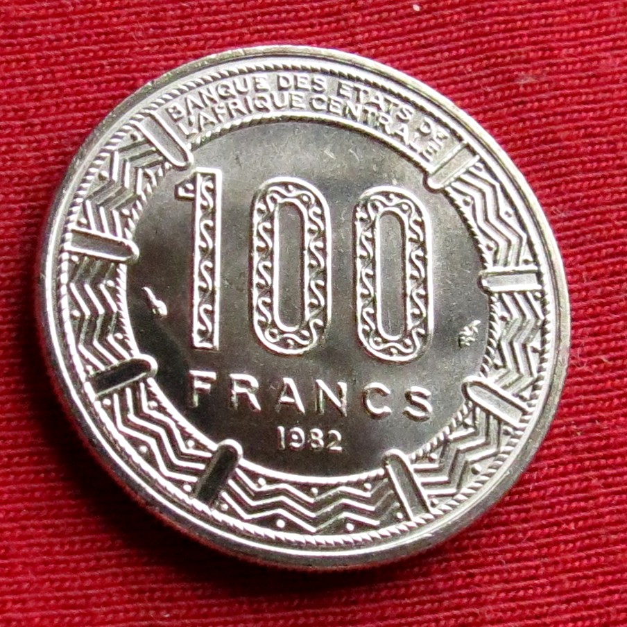 Chad 100 franks 1982