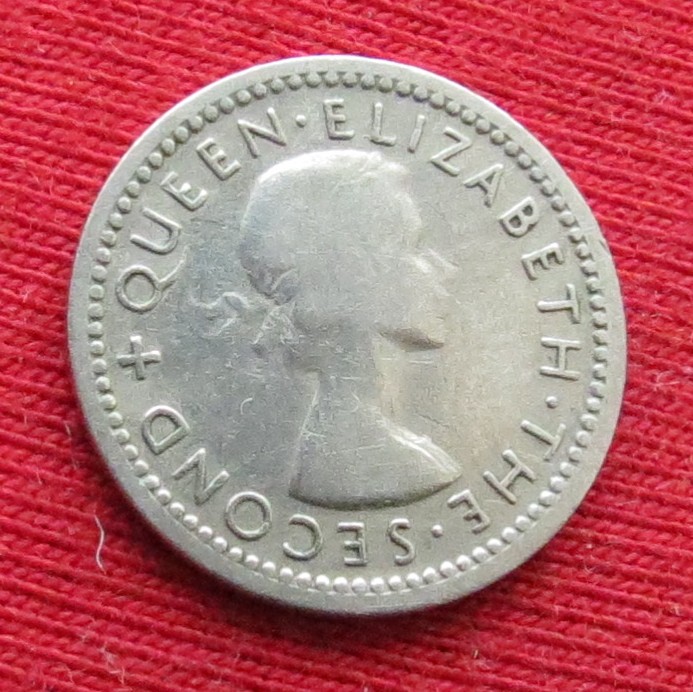  Rhodesia and Nyasaland 3 pence 1955 #1   