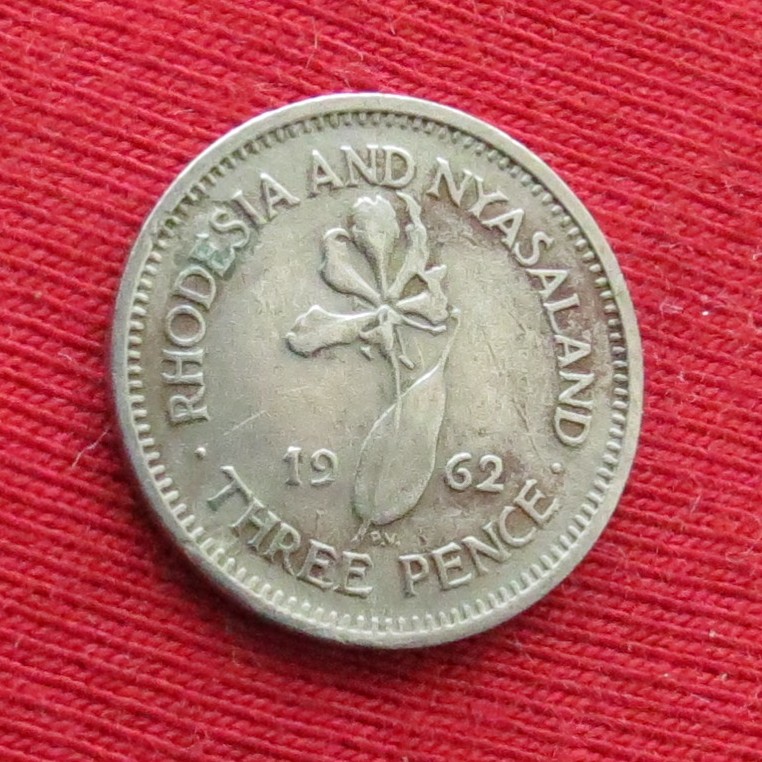 Rhodesia and Nyasaland 3 pence 1962