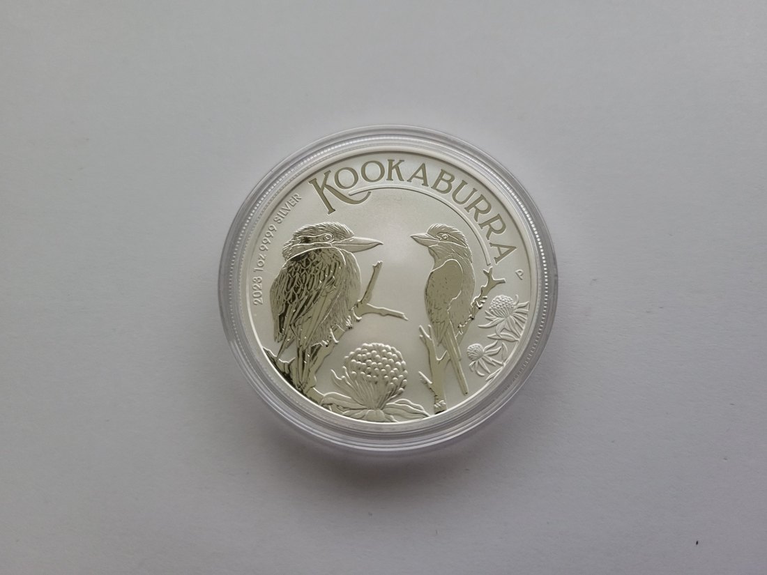  1 Dollar 2023 Kookaburra 1 Oz Silbermünze 9999 Australien Spittalgold9800 (5455   
