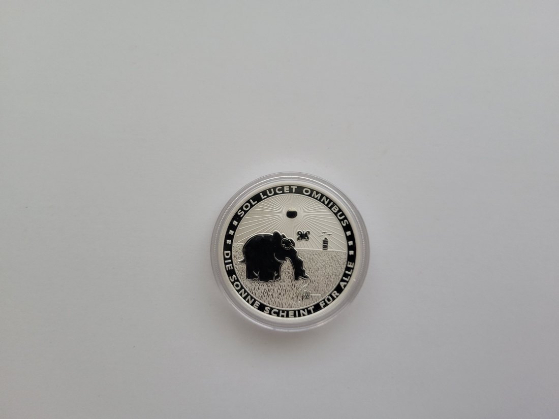 1 Dollar 2021 Die Sonne scheint für Alle 1 Oz Silbermünze 9999 Tuvalu Spittalgold9800 (5455   