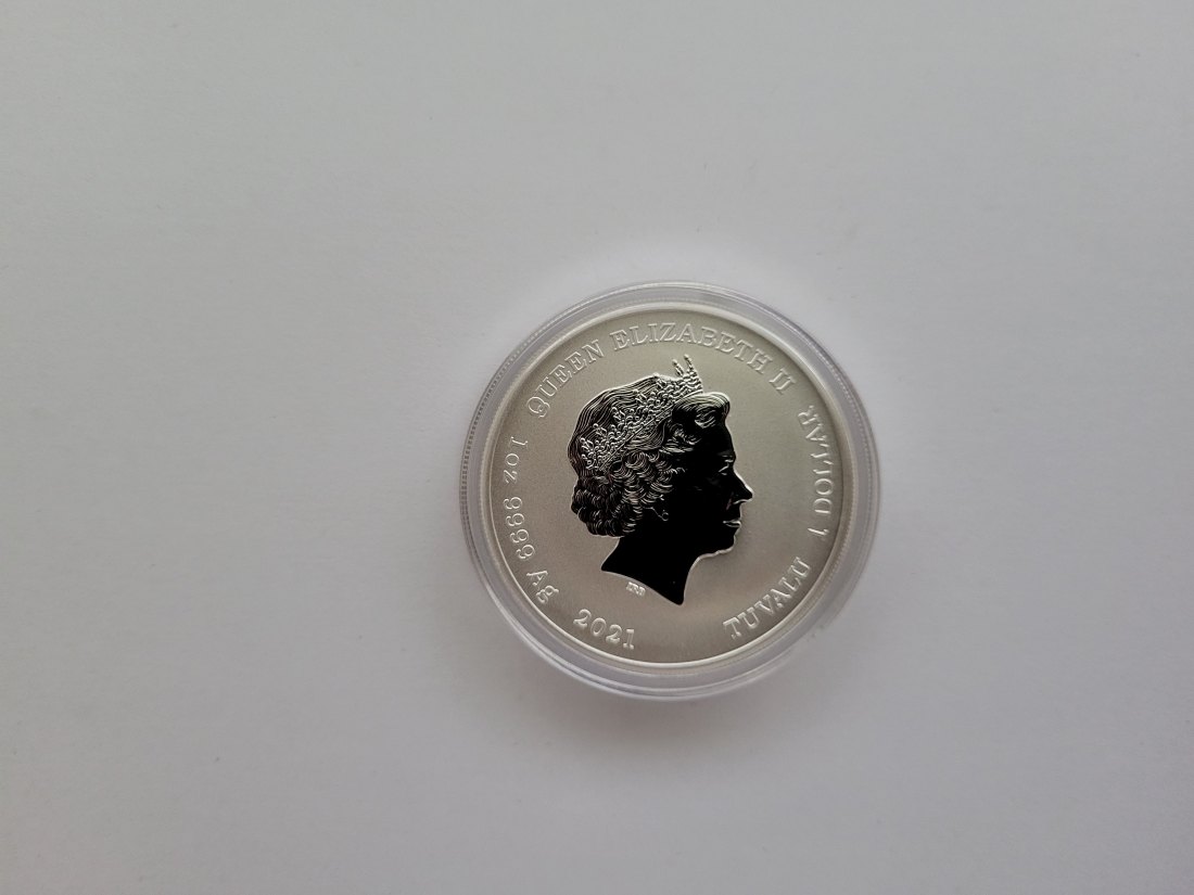  1 Dollar 2021 Die Sonne scheint für Alle 1 Oz Silbermünze 9999 Tuvalu Spittalgold9800 (5455   