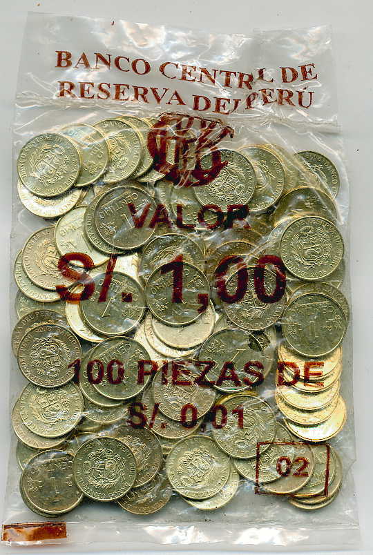  Peru 100 x 1 centavo 2006   