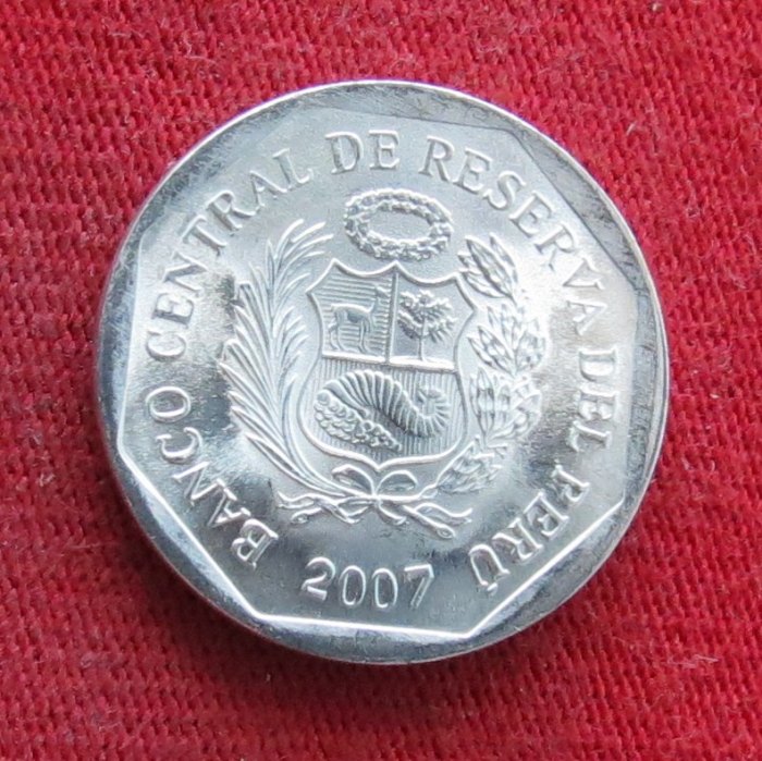  Peru 5 centavos 2007   