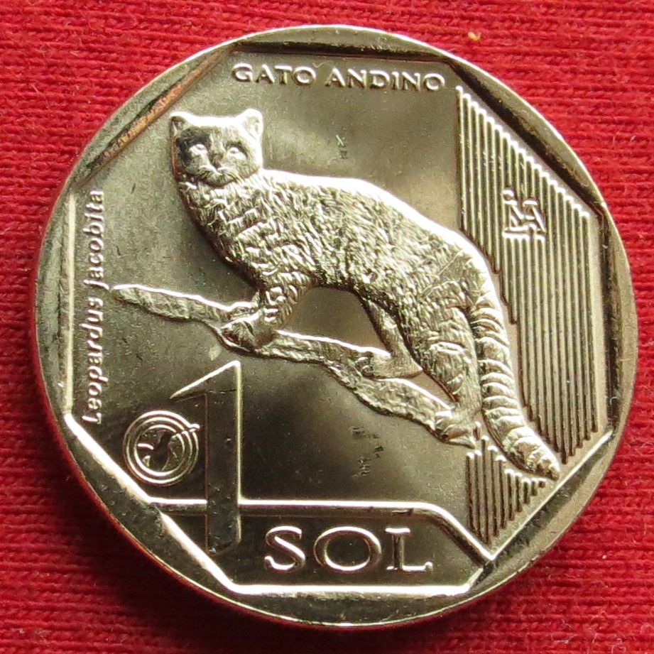 Peru 1 sol 2019 Katze