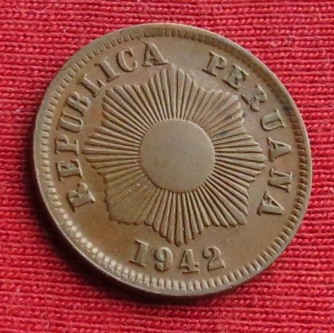  Peru 1 centavo 1942   