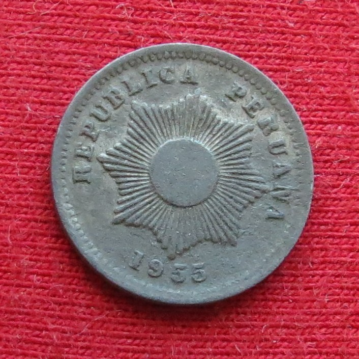  Peru 1 centavo 1955   