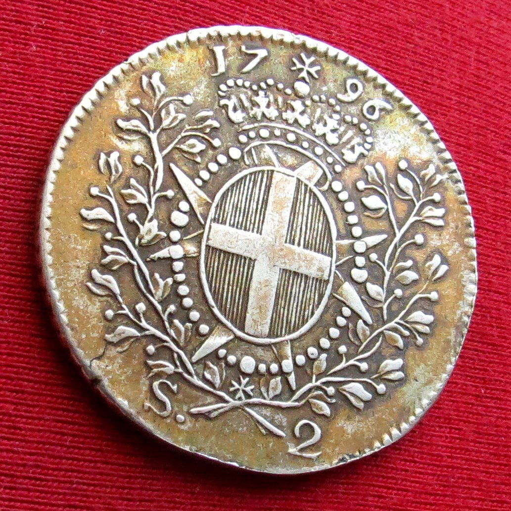  Malta 2 scudi 1796   