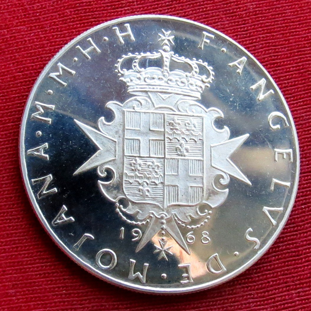  Order of Malta 3 scudi 1968 FAO   