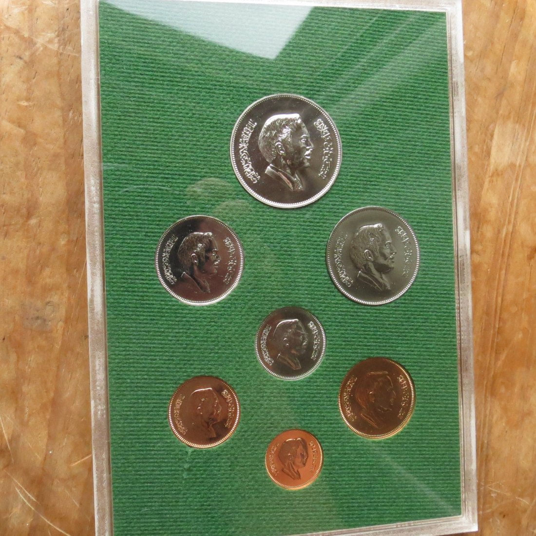  Jordan 1 5 10 25 50 100 fils 1/4 dinar 1978 set   