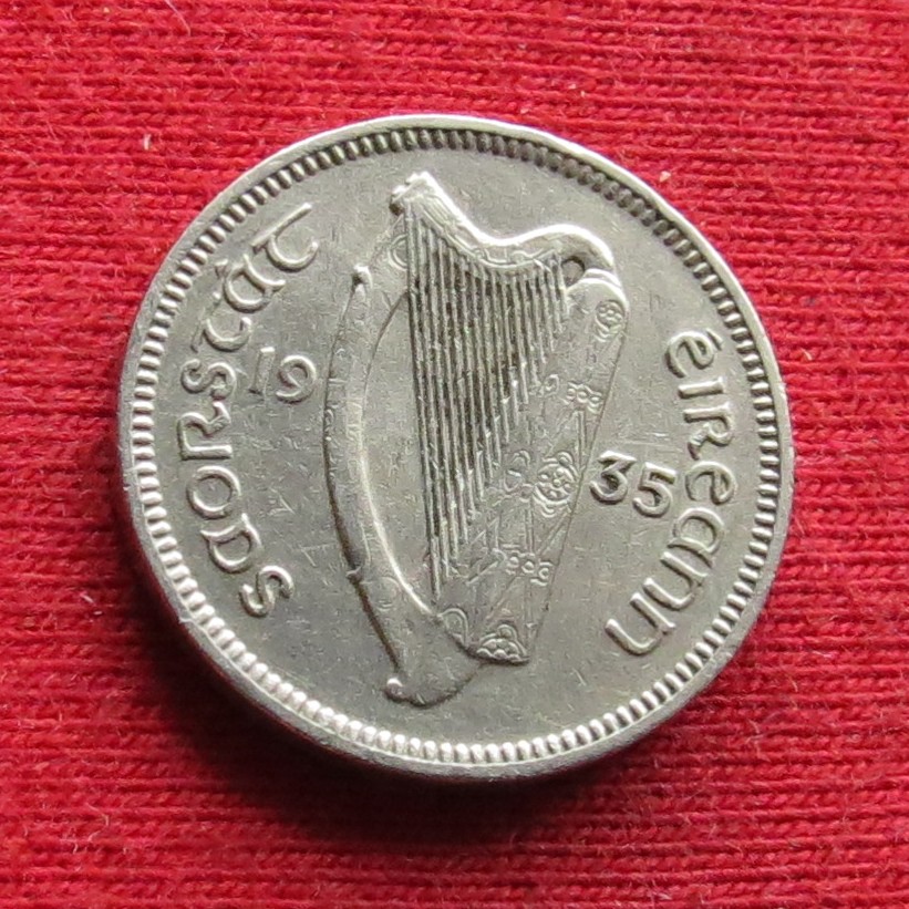 Irland 3 pence 1935   