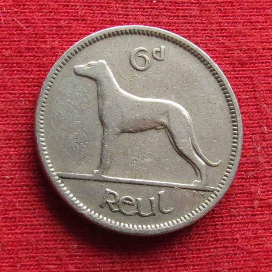  Irland 6 pence 1945   