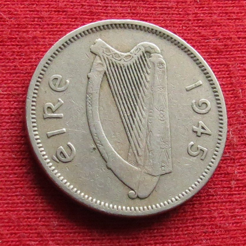  Irland 6 pence 1945   