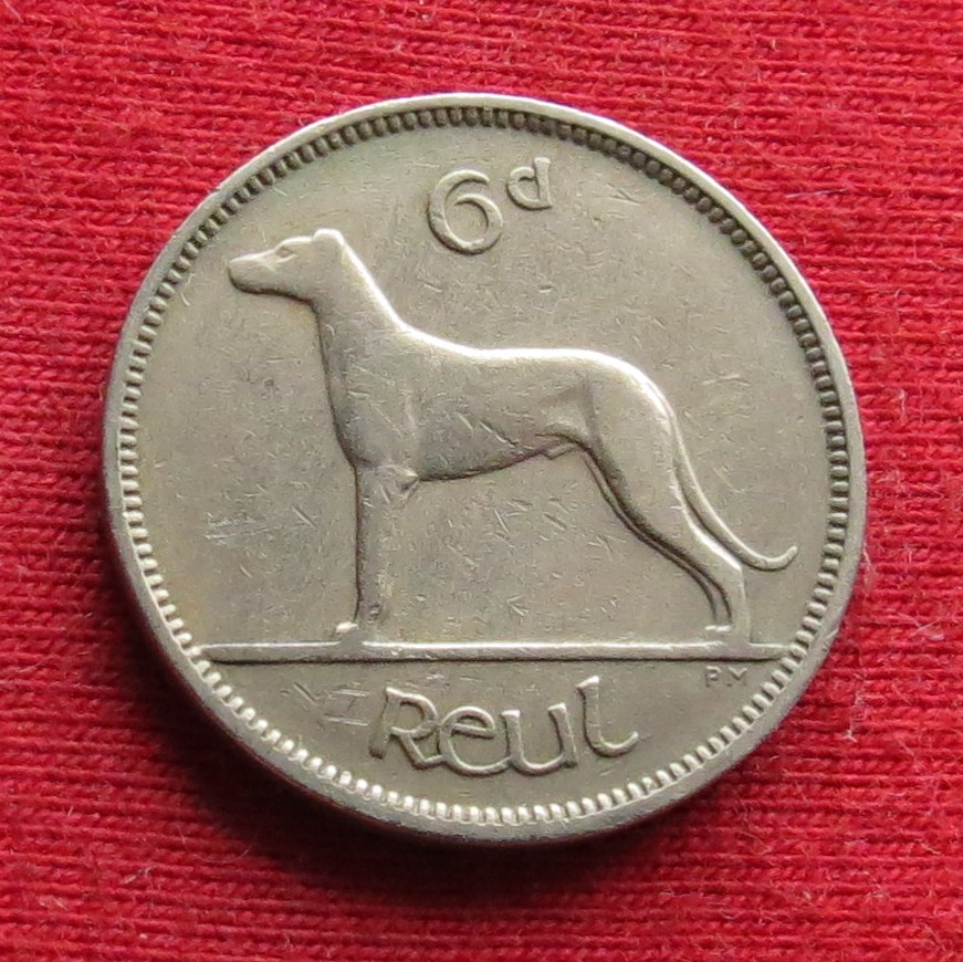  Irland 6 pence 1947   
