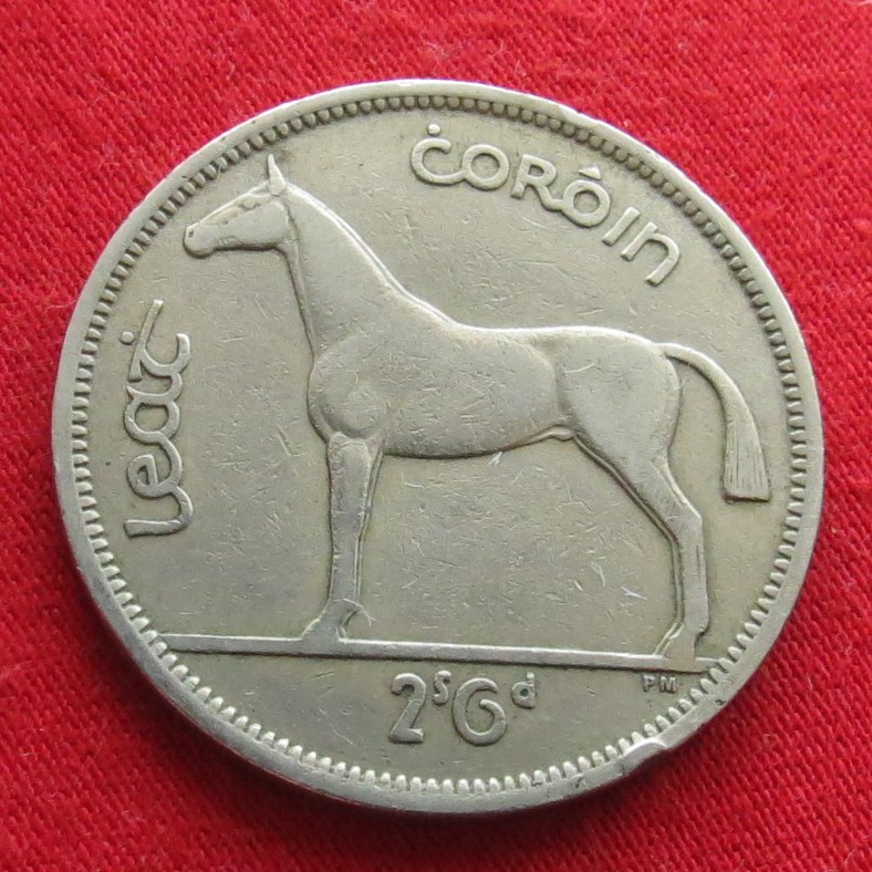  Irland 2 shilling 6 pence 1955 half a crown   