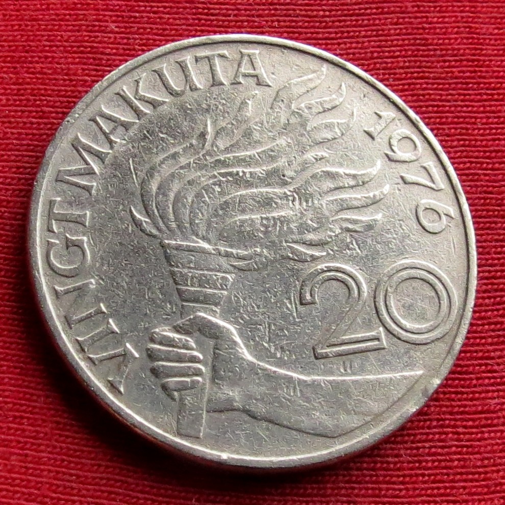 Zaire 20 Macuta 1976