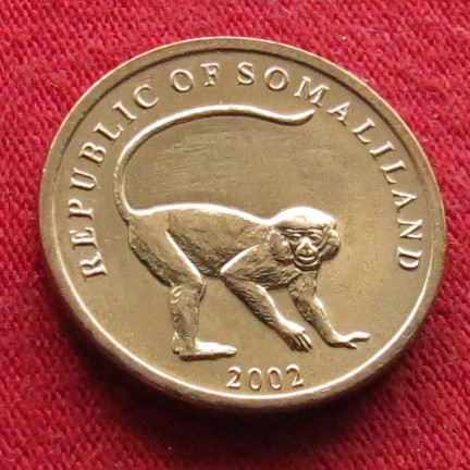 Somaliland 10 Schilling 2002 Affe