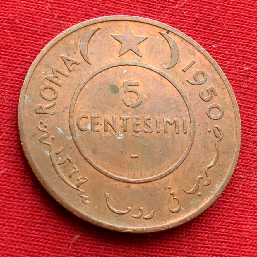 Somalia 5 Centesimi 1950