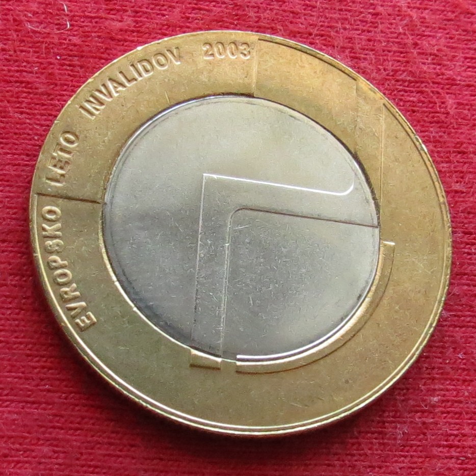  Slovenia 500 tolar 2003 disabled people   