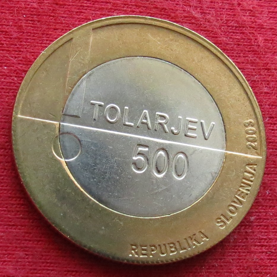  Slovenia 500 tolar 2003 disabled people   