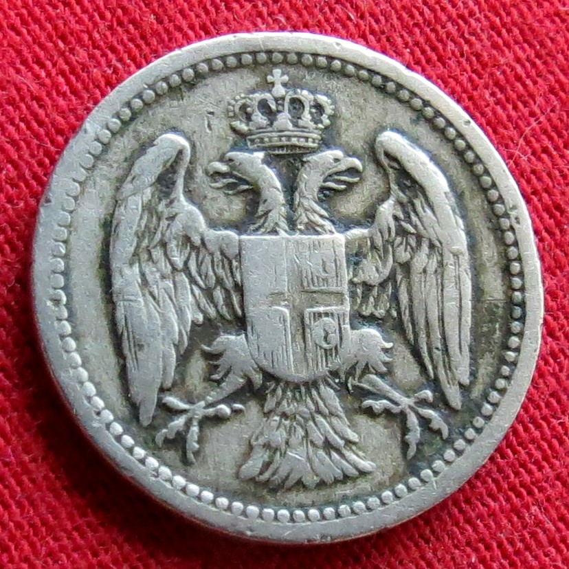  Serbia 10 para 1884   