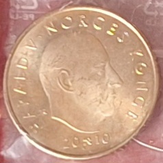  Norwegen 10 Kroner 2010 König Harald V lose   