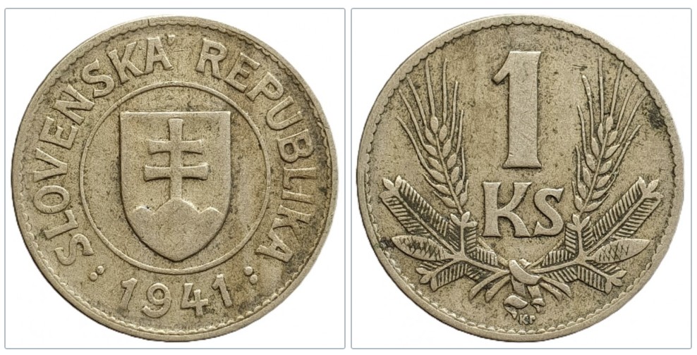  Slowakei 1 Krone 1941   