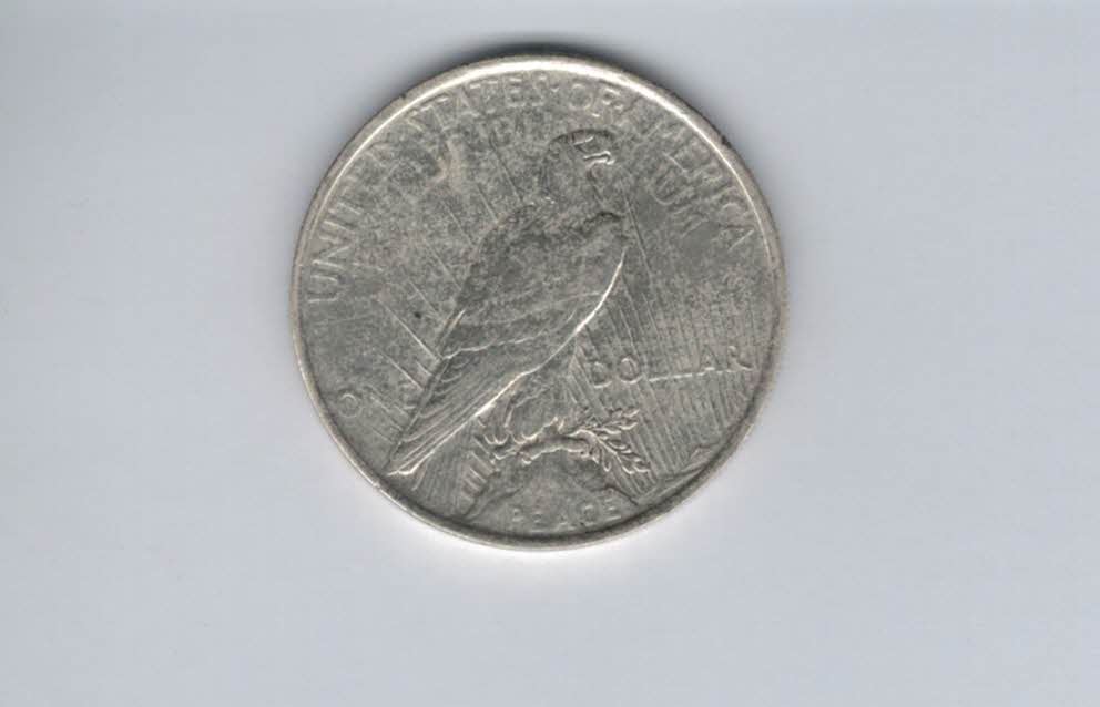  1 Dollar 1923 Peace Dollar 900/26,73g Silbermünze USA Spittalgold9800 (5091   