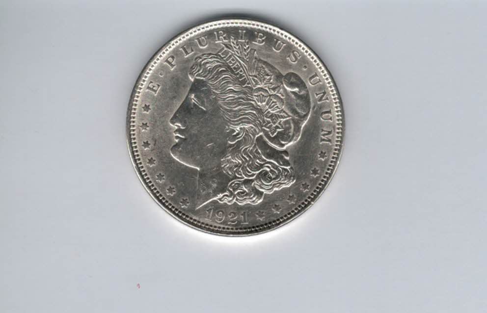  1 Dollar 1921 Morgan Dollar 900/26,73g Silbermünze USA Spittalgold9800 (5091   