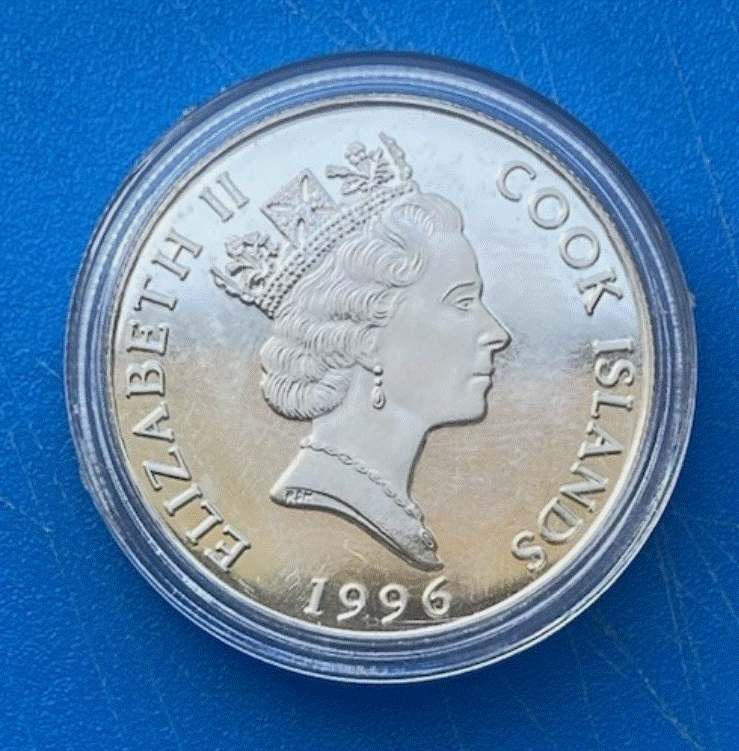  SILBER - Cookinseln 2 Dollar 1996 Olympic National Park | Cook Islands   