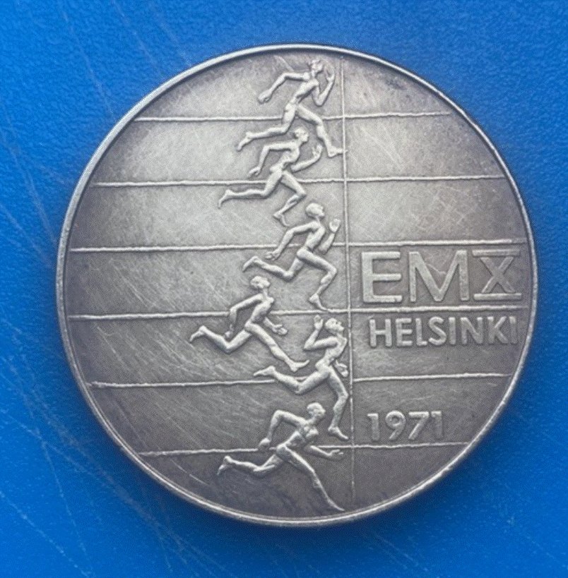  SILBER - Finnland 10 Markkaa 1971 | Leichtathletik   