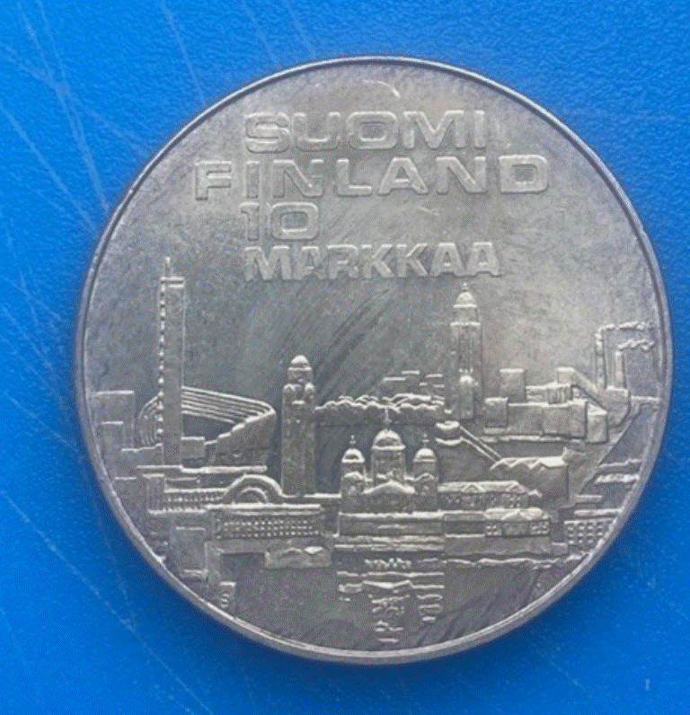  SILBER - Finnland 10 Markkaa 1971 | Leichtathletik   