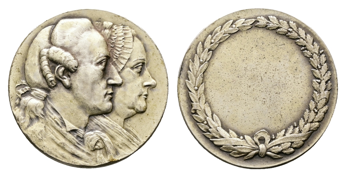  Medaille; versilberte Bronze; 14,26 g; Ø 33,52 mm   