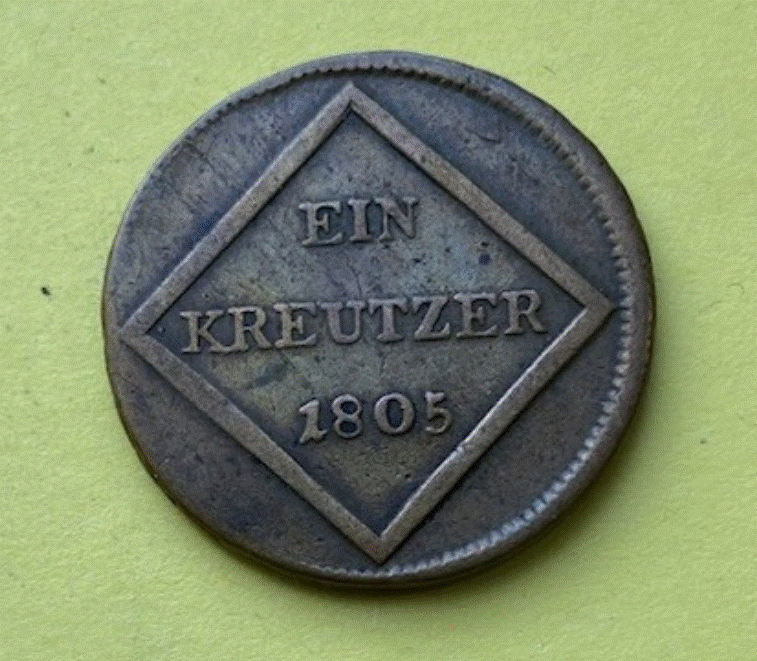  Salzburg Kurfürstentum 1 Kreuzer 1805 Ferdinand III. Sehr Selten   