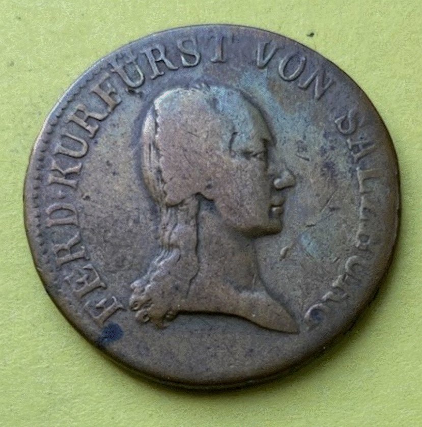  Salzburg Kurfürstentum 1 Kreuzer 1805 Ferdinand III. Sehr Selten   