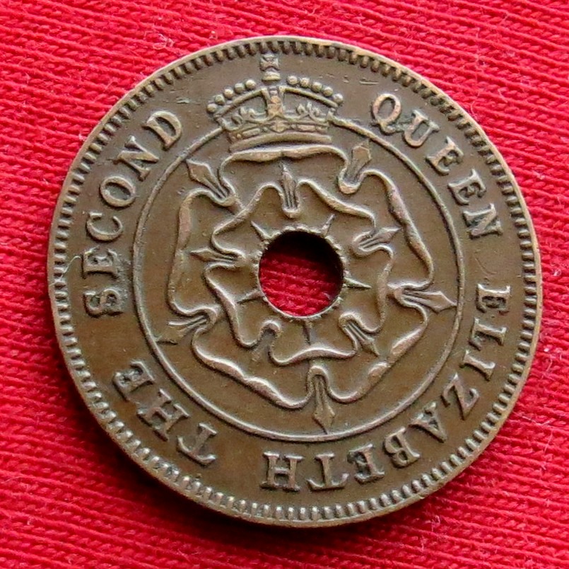  Southern Rhodesia 1/2 penny 1954   