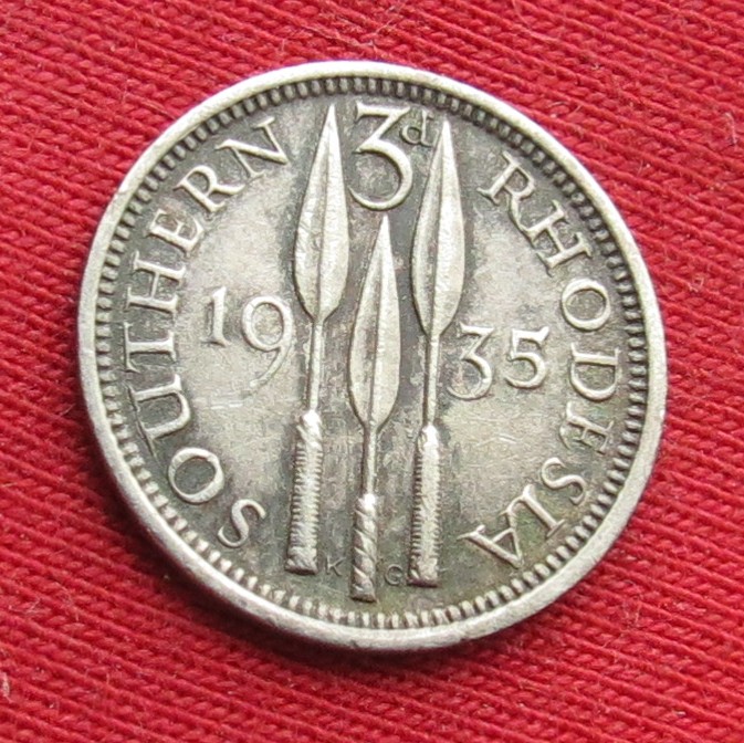 Southern Rhodesia 3 Penсe 1935