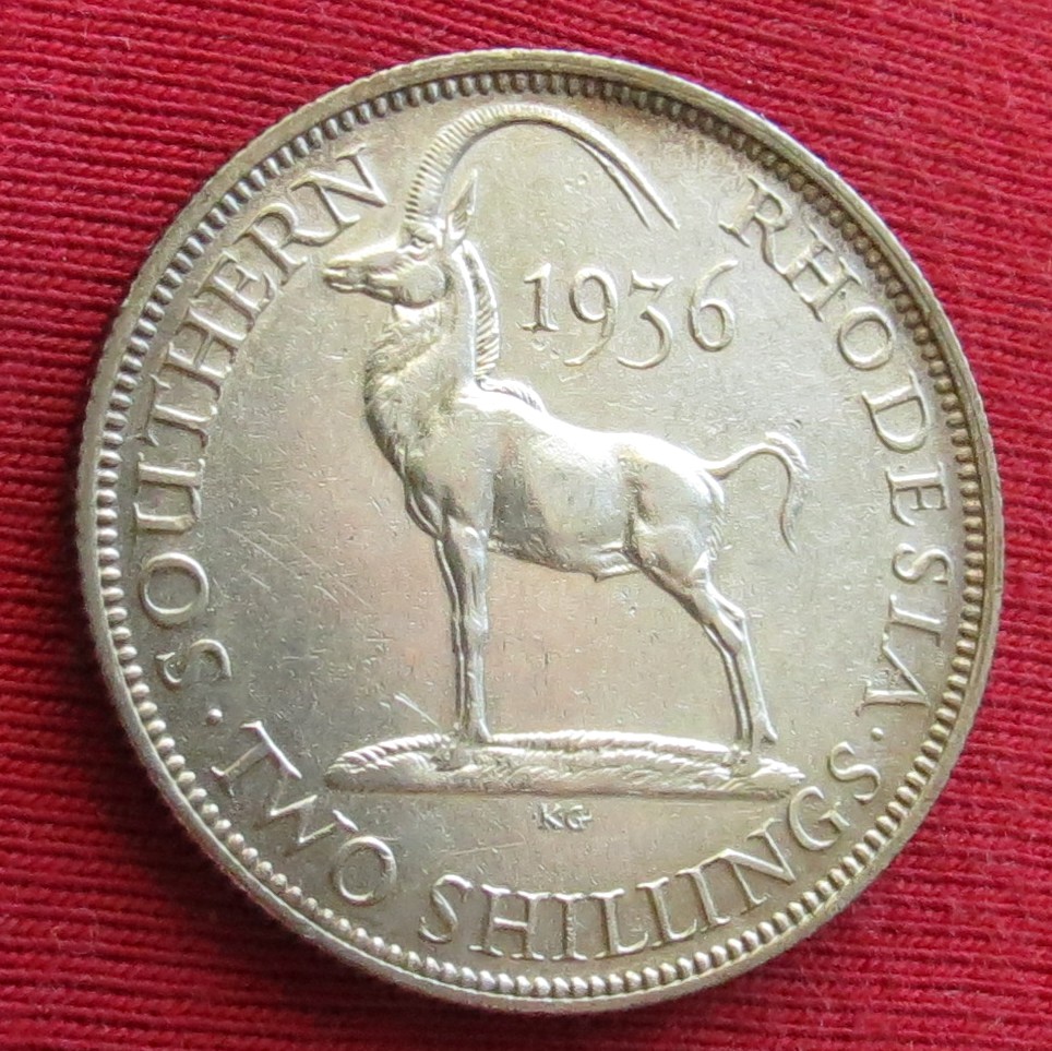 Southern Rhodesia 2 shilling 1936