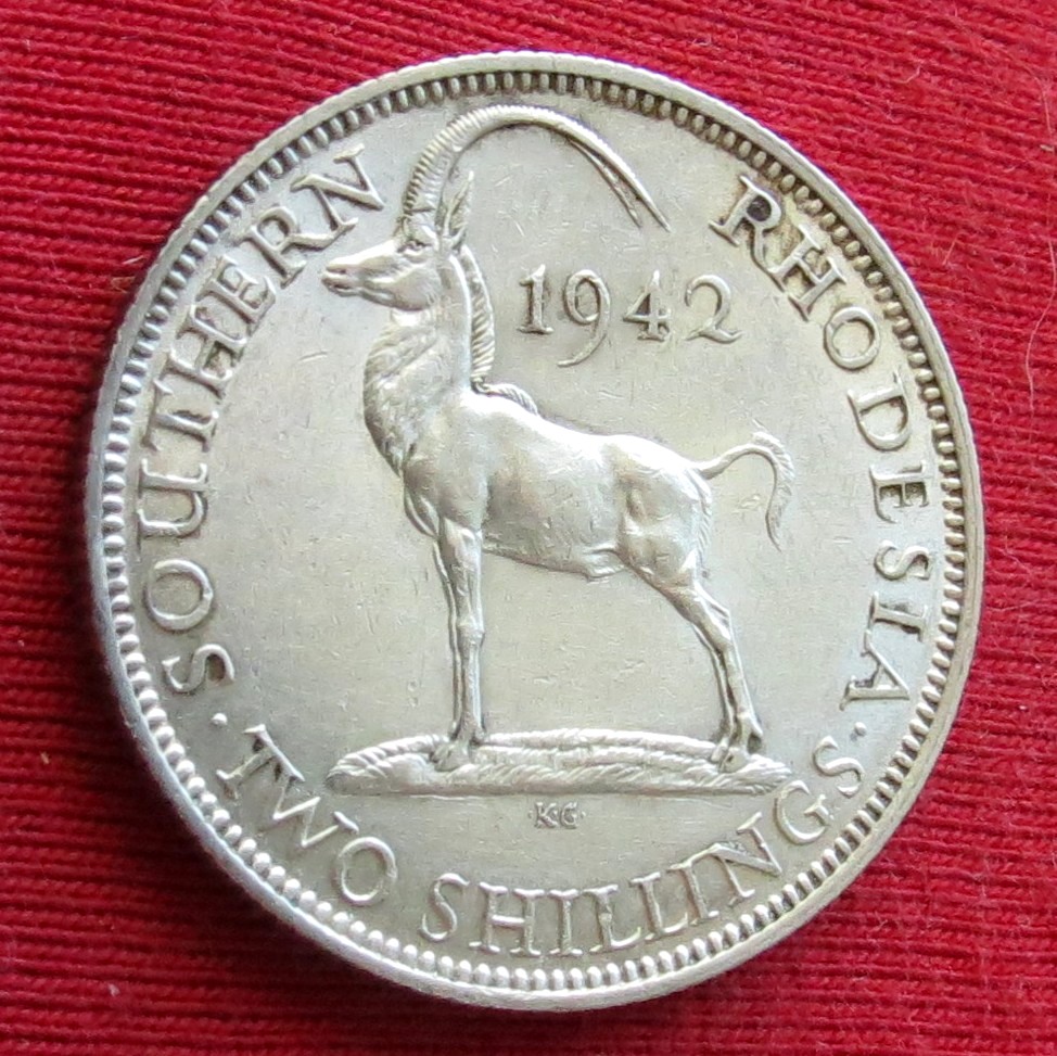 Southern Rhodesia 2 shilling 1942