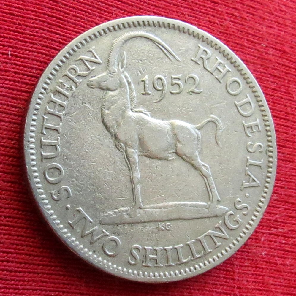 Southern Rhodesia 2 shilling 1952