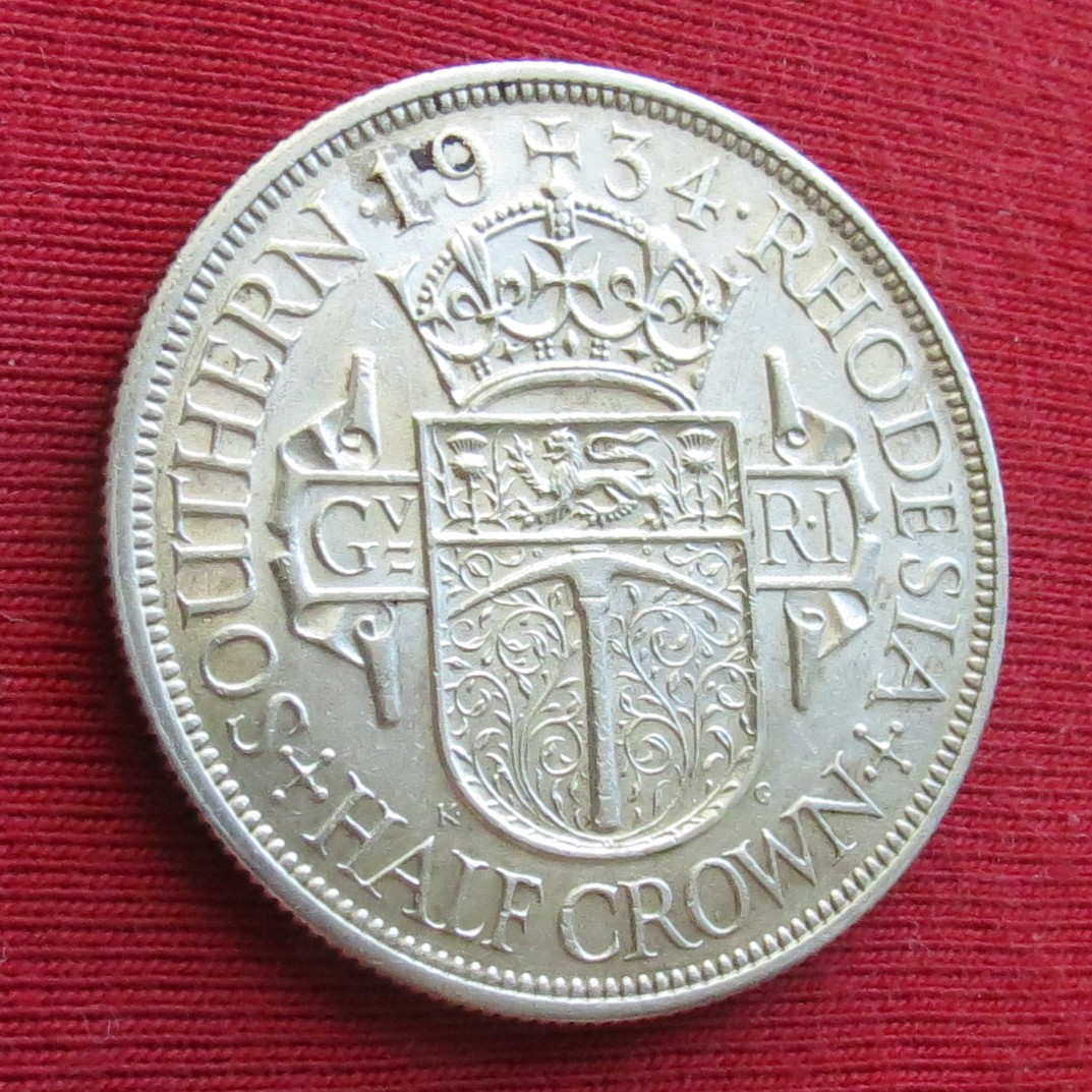Southern Rhodesia 1/2 crown 1934
