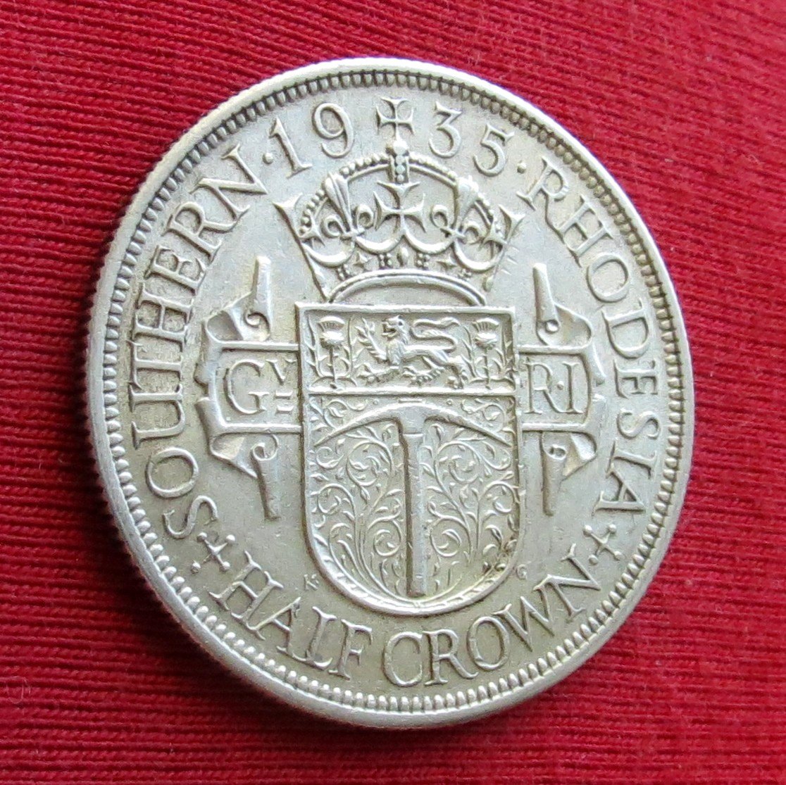 Southern Rhodesia 1/2 crown 1935