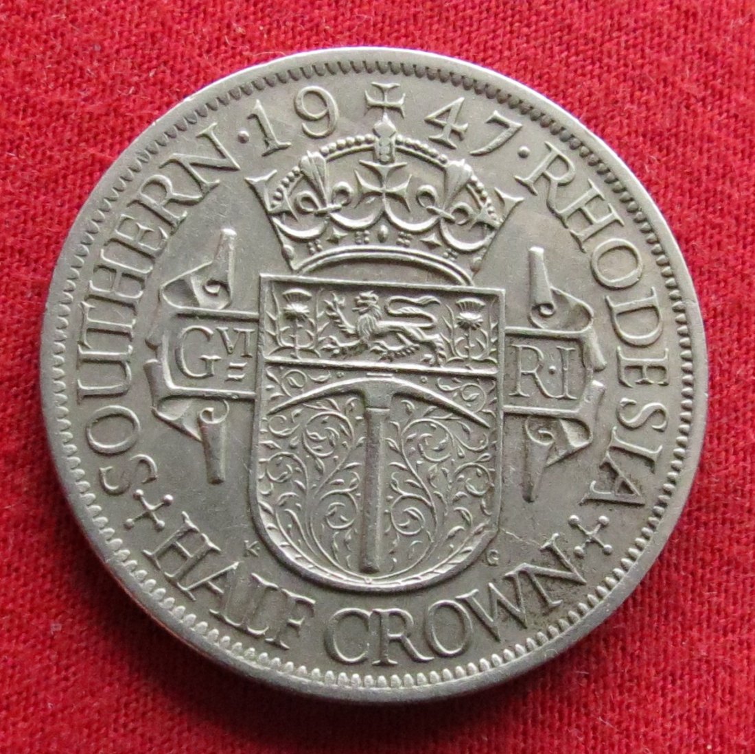  Southern Rhodesia 1/2 crown 1947   