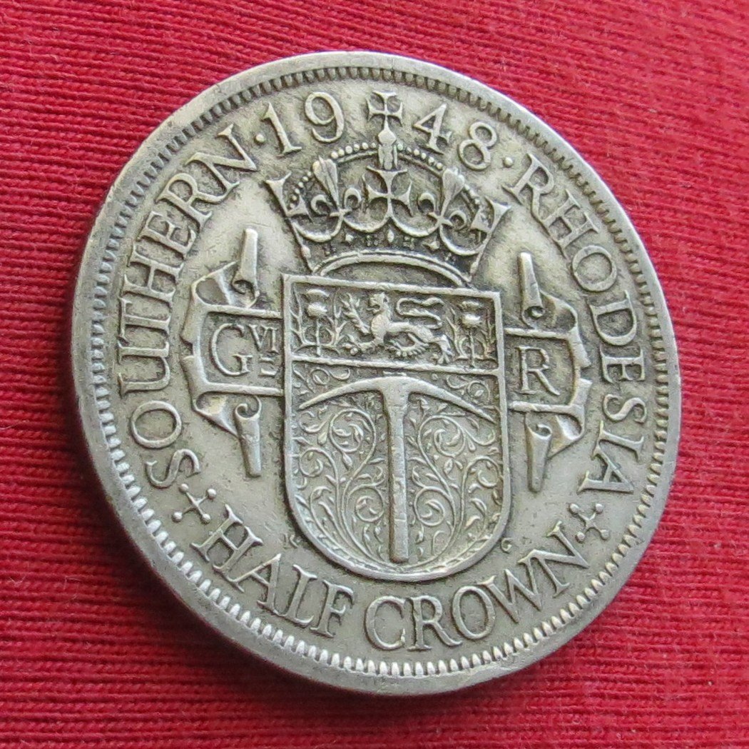 Southern Rhodesia 1/2 crown 1948