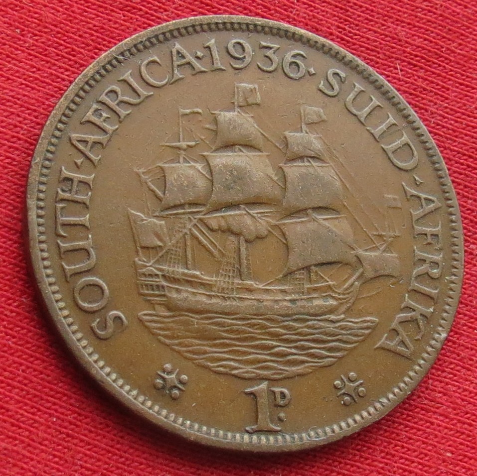  South Africa RSA 1 penny 1936   