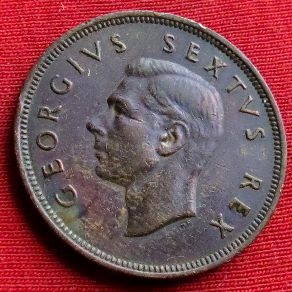  South Africa RSA 1 penny 1948 #2   